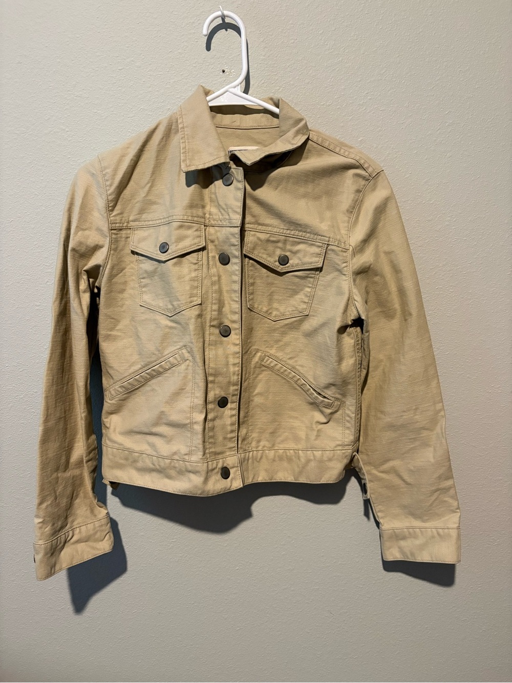 GAP Women's Tan Cotton Jean Jacket